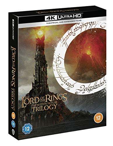 The Lord of The Rings Trilogy: Theatrical and Extended Edition [4K Ultra-HD] £43.20 @ Amazon