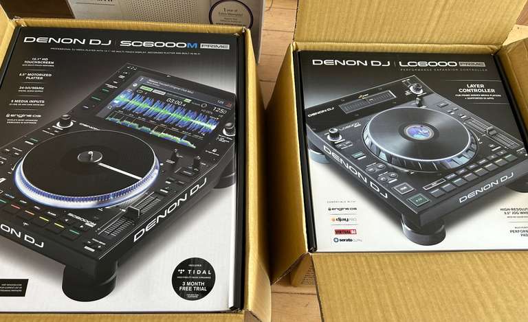 Denon DJ SC6000M Prime USB DJ Media Player With Motorised Platter + Free Denon LC6000 £1,499.00 + £6.50 Delivery @ Juno Records