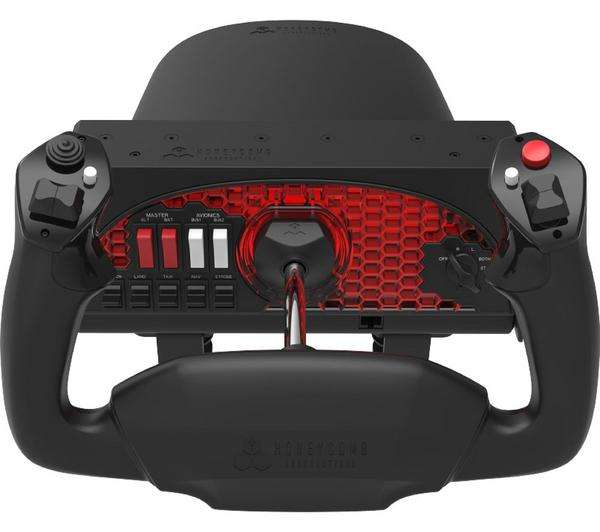 HONEYCOMB Alpha Yoke & Switch Panel Flight Controls - Black & Red £149 Free Delivery / Collection @ Currys