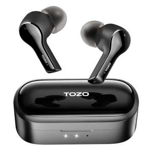 TOZO T9 True Wireless Earbuds Environmental Noise Cancellation 4 Mic Call with voucher. Sold by TOZOSTORE FBA