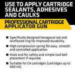 Everbuild Professional Caulk, Sealant, Adhesive Application Gun For Up To C4/400 ml Cartridges