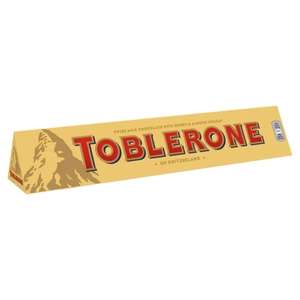 Toblerone Milk Chocolate/Orange Twist/White Large Bar £3.50 @ Asda