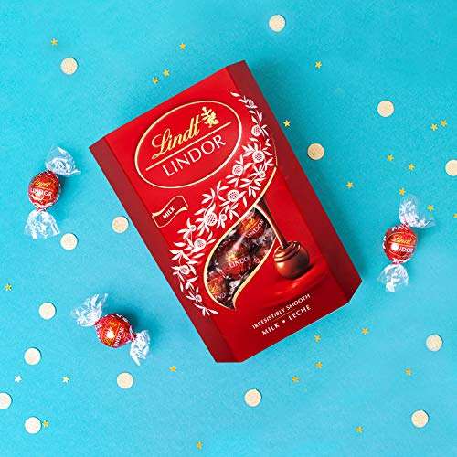 Lindt Lindor Milk Chocolate Truffles 337g £4.75 (£4.51 or less with Subscribe & Save) @ Amazon