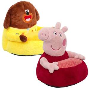 Peppa Pig or Hey Duggee Plush Chair - Use Code