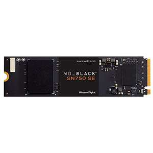 WD_BLACK SN750 SE 1TB M.2 2280 PCIe Gen4 NVMe Gaming SSD up to 3600 MB/s read speed - £79.97 @ Amazon