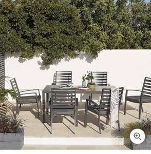 Magna 6 Seater Garden Dining Set £660 / £600 with newsletter signup + £12.50 delivery at Homebase
