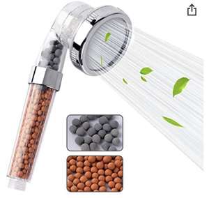 VEHHE Bead Filter Shower Head With 3 Modes - £7.93 @ Dispatches from Amazon Sold by VEHHE-ER