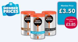 Nescafé Azera Americano/Intense/Decaff Instant Coffee (Member price)
