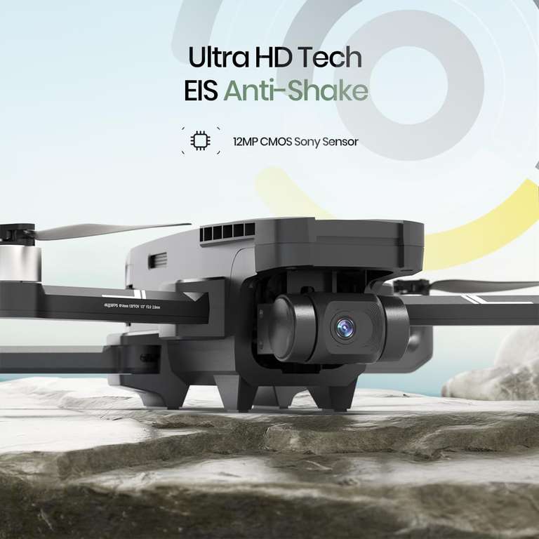 Holy Stone 2-Axis Gimbal GPS Drone with 4K EIS Camera with Applied Voucher - Sold by Holy Stone UK / FBA