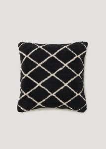 Black Diamond Berber Cushion (43cm x 43cm) - £4 (Free Click & Collect) @ Matalan