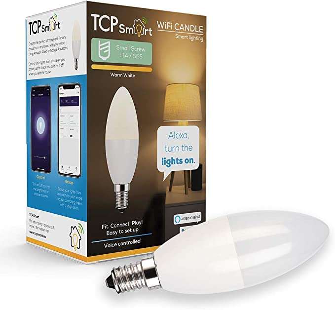TCP Smart LED Wifi Candle 470 Lumens SES/E14 Dimmable - Warm White £2 in store @ Robert Dyas (Bexleyheath)
