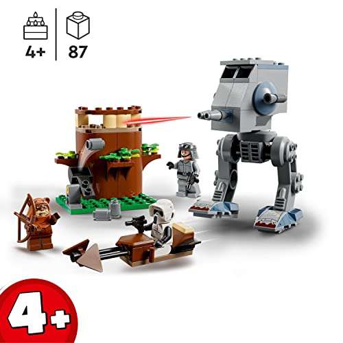 LEGO Star Wars 75332 AT-ST, with Wicket the Ewok & Scout Trooper Minifigures