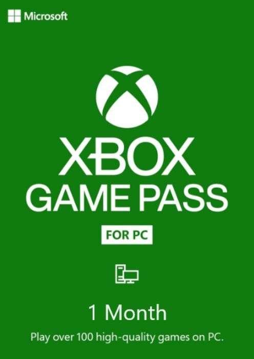 Xbox PC Game Pass - 1 month Free (New Xbox Game Pass members only) via Microsoft Rewards