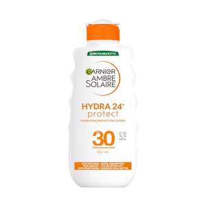 Garnier Ambre Solaire Hydra 24 Hour Protect Hydrating Protection Lotion SPF30 (with voucher) - £4.40 with voucher + S&S