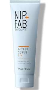 Nip + Fab Glycolic Acid Fix Face Scrub with Salicylic Acid, AHA/BHA Exfoliating Facial Cleanser 75 ml £3 / £2.70 with sub & save @ Amazon