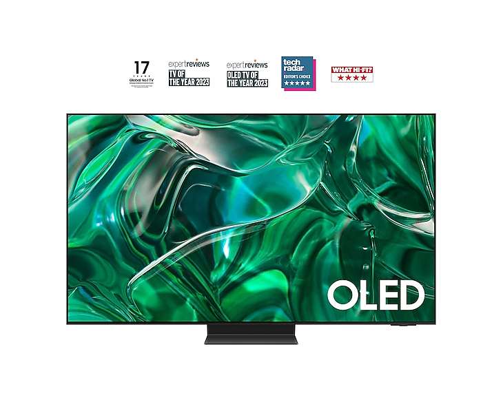 Samsung QE65S95CATXXU 2nd Gen Flagship QD- Oled TV 65" OLED 4K HDR Smart TV With S60D S-Series 5.0ch Lifestyle Soundbar (2024) Free Via BLC