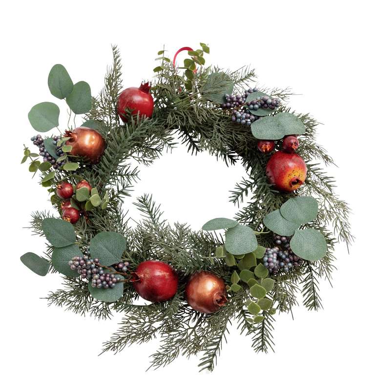 Habitat Foliage and Fruit Christmas Wreath - £5.60 free collection in limited stores @ Argos