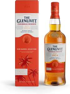 The Glenlivet Caribbean Reserve Single Malt Whisky (Rum Barrel Selection), 70 cl with Gift Box - £21 at checkout (Prime Members) @ Amazon