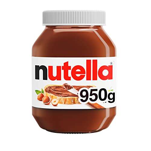 Nutella Chocolate Spread, Hazelnut Pack of 2x950g Jars : Perfect for Cakes, Toast, Pancakes, Milkshakes