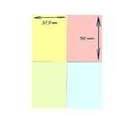 Repositionable Notepad 4 x 100 Sheets 50 x 37 mm (Pastel) - 87p @ Amazon