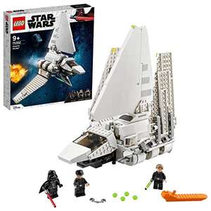 LEGO 75302 Star Wars Imperial Shuttle Building Set with Luke Skywalker with Lightsaber and Darth Vader Minifigures £48.65 @ Amazon