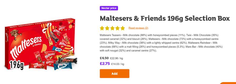 Chocolate Selection Boxes £2.75 at Sainsbury's | Hotukdeals