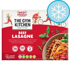 The Gym Kitchen Beef Lasagne, 400g - £1 instore @ Asda, Winsford (Greater Manchester)