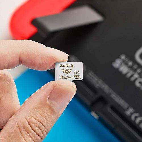 SanDisk 64GB Nintendo Switch Micro SD Card (SDXC) UHS-I U3 - 100MB/s - £9.38 with code delivered @ MyMemory