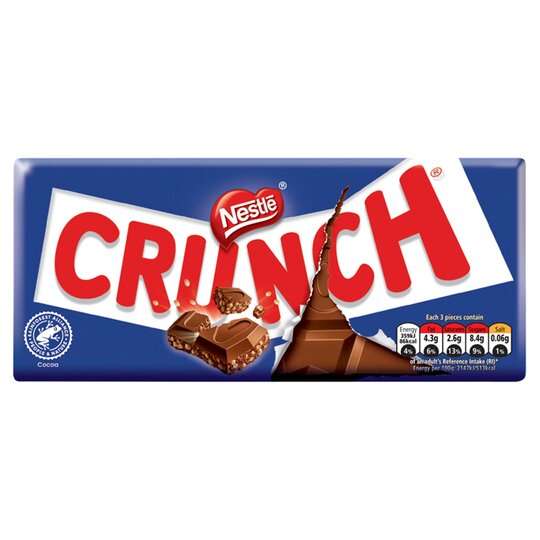 Nestle Milk chocolate Crunch Bar 100g - £1 @ Premier Stores, Didcot
