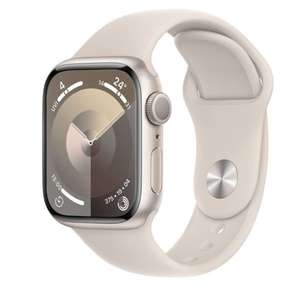 Apple Watch Series 9 - 41mm Starlight Aluminium Case with Starlight Sport Bandwith code humptydp