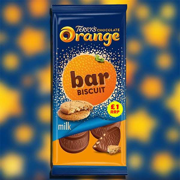 20 x Terry’s Chocolate Orange Milk Chocolate Biscuit 90g Bars £12 Best Before 28/04/2022 free delivery @ Yankee Bundle