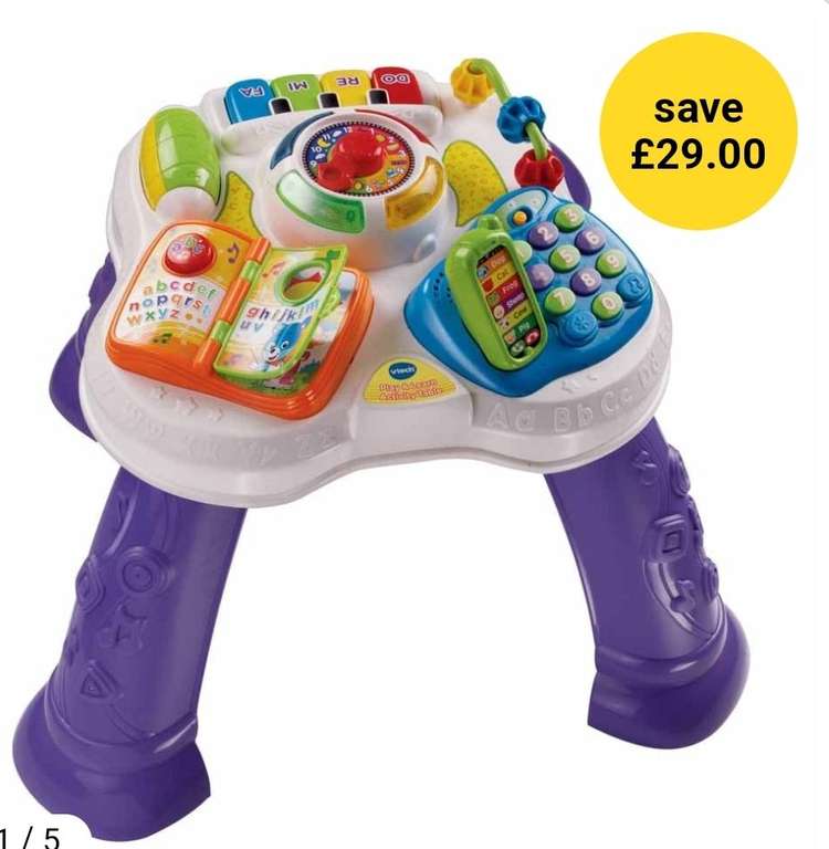 Vtech Play & Learn Activity Table - £21 With Free Collection @ Wilko
