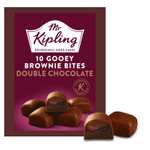 Mr Kipling Signature Collection Gooey Brownie Bites 10 Pack (Salted Caramel / Double Chocolate) - £1.50 (Clubcard Price) @ Tesco