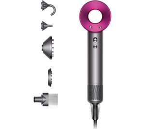 DYSON Supersonic Hair Dryer - Iron & Fuchsia - DAMAGED BOX - £227.38 delivered with code @ Currys clearance / eBay