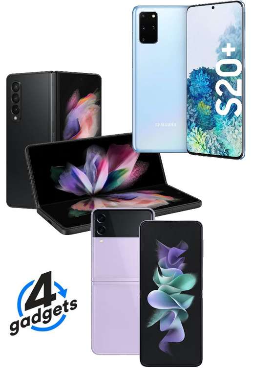 Samsung Galaxy Z Fold3 256GB From £403.99 Used | Z Flip4 5G From £362.99 | S22 Ultra From £443.99 | Galaxy Note 10 From £171.99 w/code
