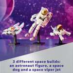 LEGO Creator 3in1 Space Astronaut Toy to Dog Figure to Viper Jet 31152