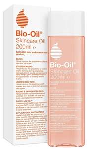 Bio-Oil Skincare Oil, Improve the Appearance of Scars, Stretch Marks and Skin Tone, 1 x 200 ml - £14.65 @ Amazon