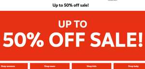 Up to 50% off the Sale + Free Click and Collect
