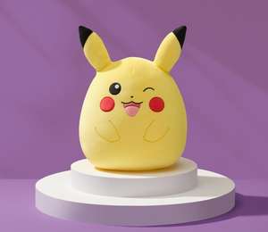 Winking Pikachu Squishmallows Plush - 30cm. Exclusive to pokemon