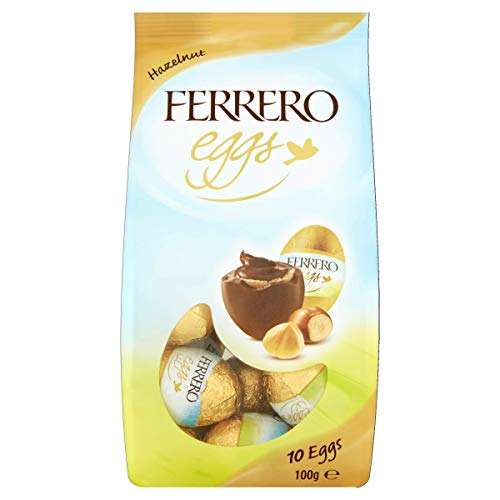 4 X Ferrero Collection Hazelnut Crispy Eggs Mini Chocolate Gift, 100g £2 (With Discount) Usually dispatched within 1 to 2 months @ Amazon