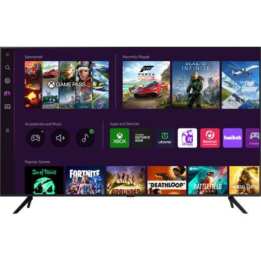 Samsung CU71AO 43" 4K Ultra HD Smart TV with Crystal Processor 4K, Q-Symphony - UE43CU71AO (member price)