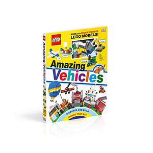 LEGO Amazing Vehicles hardback book with Four Exclusive LEGO Mini Models £7 @Amazon