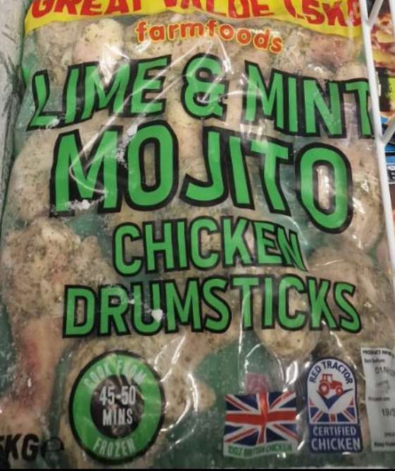 1.5kg Lime and Mint Mojito Drumsticks instore Oldbury