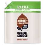 Original Source Tingly Mint & Tea Tree Shower Refill 1L / Original Source Tropical Coconut & Shea Butter Shower Refill 1L