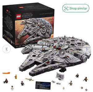 LEGO Star Wars Millennium Falcon Collector Series Set 75192 - with free 25th Anniversary Collectible R2-D2 Keyring