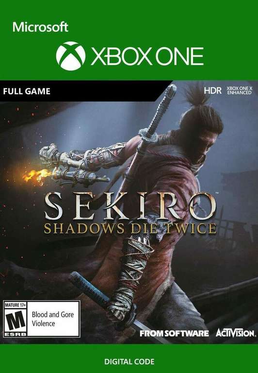 Sekiro Shadows Die Twice GOTY Xbox / Series X - (Argentina VPN Required) £6.01 with code @ Gamivo / PriceAxe