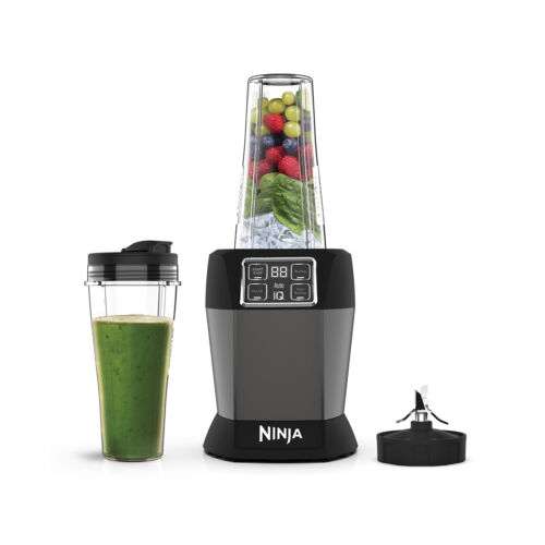 Ninja 1000W Blender with Auto-IQ BN495UK | Certified Refurbished | 1 year Manufacturer Warranty - With Code, By Ninja