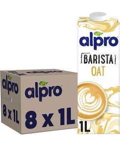 Alpro Barista Oat milk 1L - pack of 8 - £10 / £8.50 Subscribe & Save Amazon