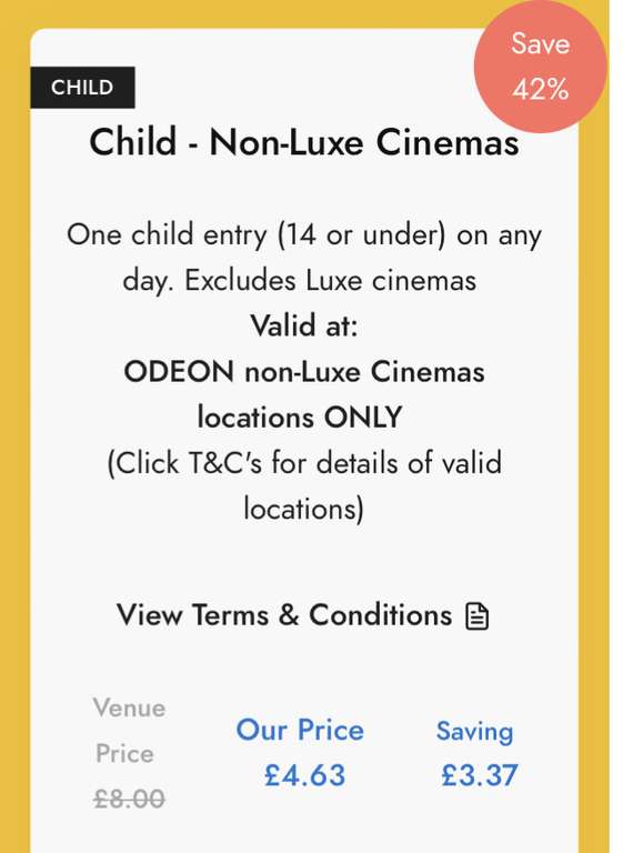 Up to 40% off cinema tickets @ The cinema society via Lidl + App, Adult tickets £4.77 at selected cinemas