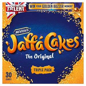 Mcvitie's Jaffa Cakes Triple Pack 30 Cakes £1.75 (Clubcard Price) @ Tesco